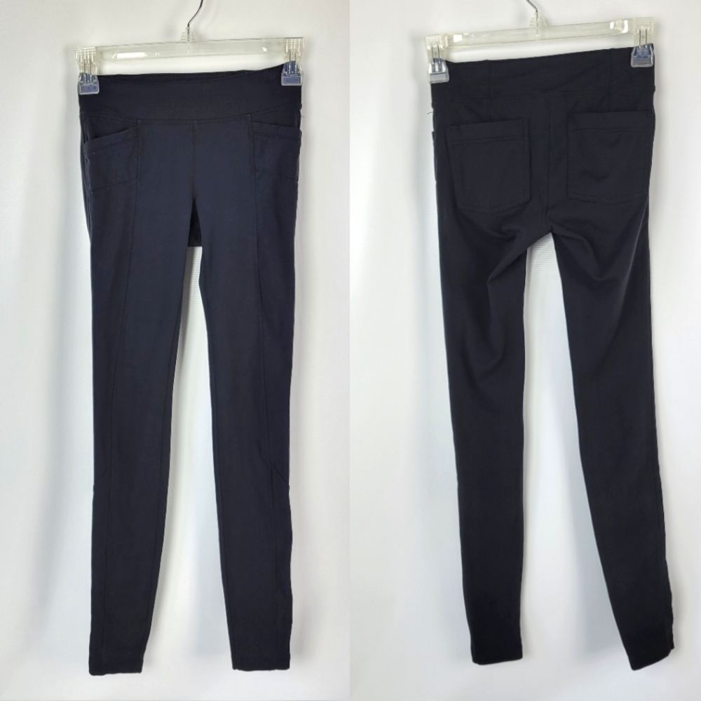 Athleta Black Leggings Sz xxs EUC